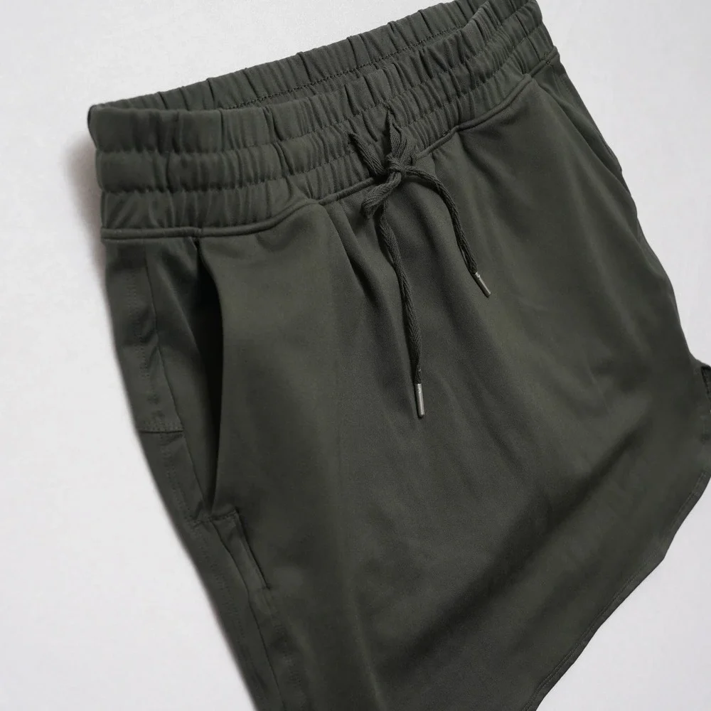 Jones & Co Jones New York Skort Women Small Dark Green Elastic Drawstring Pocket